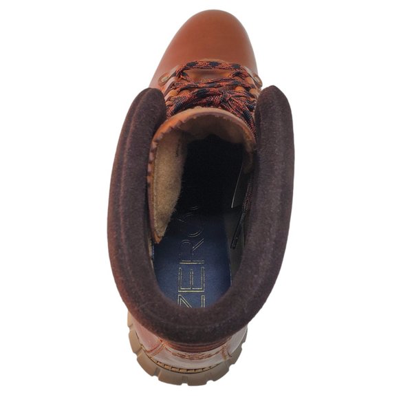 Cole Haan Mens Zergrand Hiker Waterproof Boots British Tan 8M - Picture 2 of 6